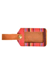 Leather Luggage Tag - Tan