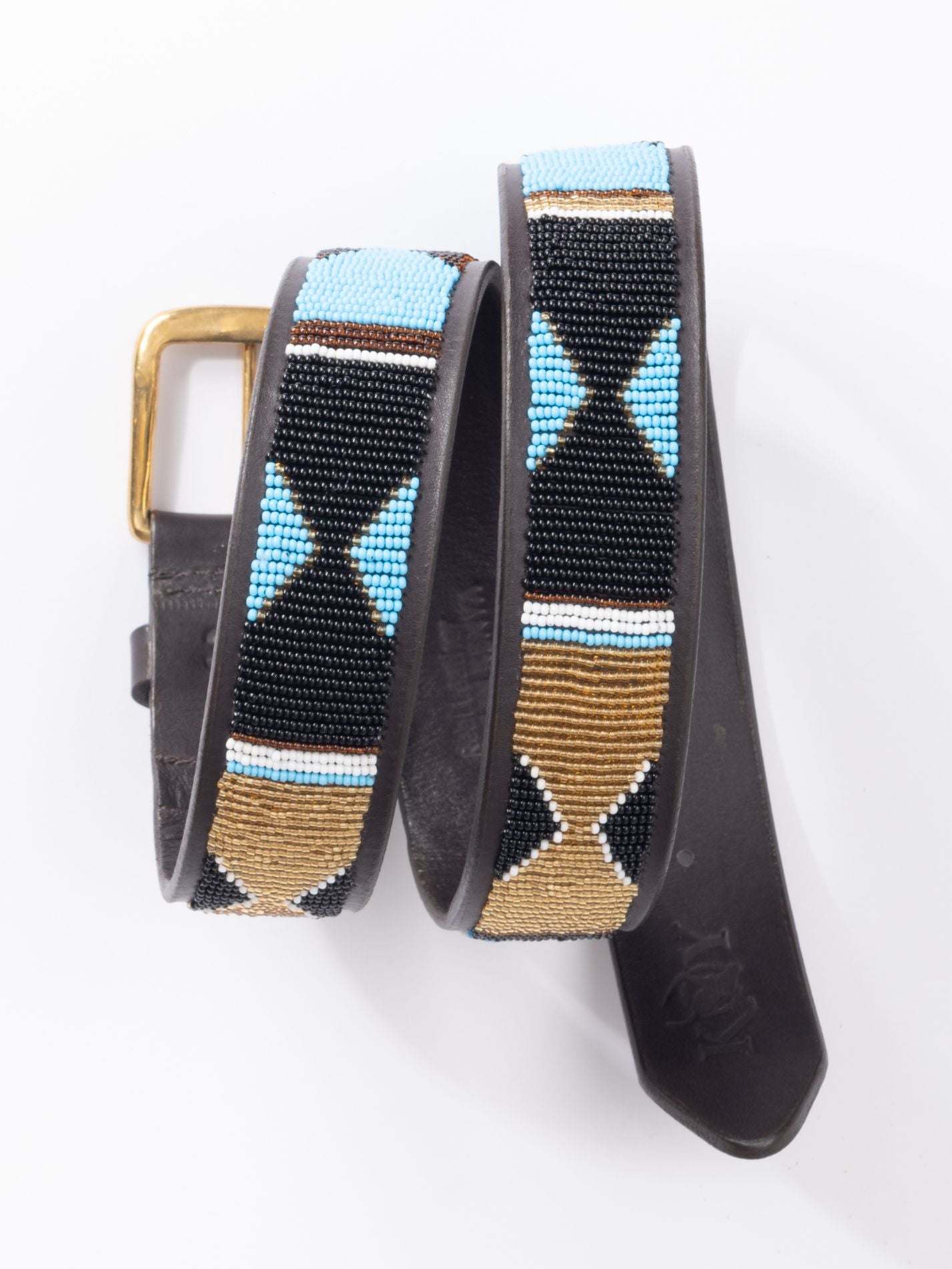 Beaded Belt - Mwezi (WIDE)