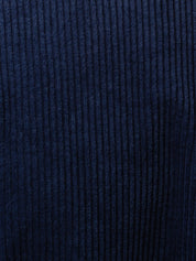 Mens Navy Corduroy Blazer fabric close up