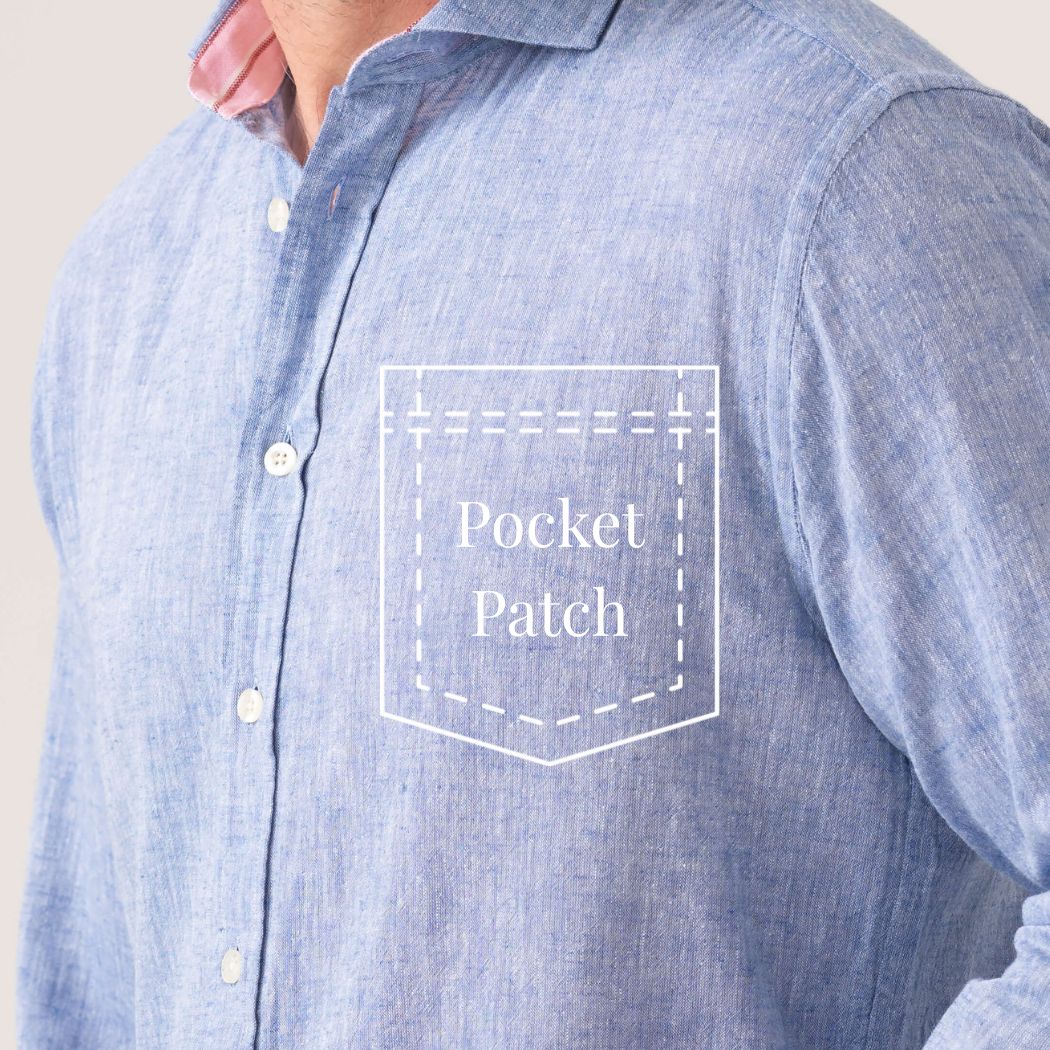 Linen Pocket Fabric Patch