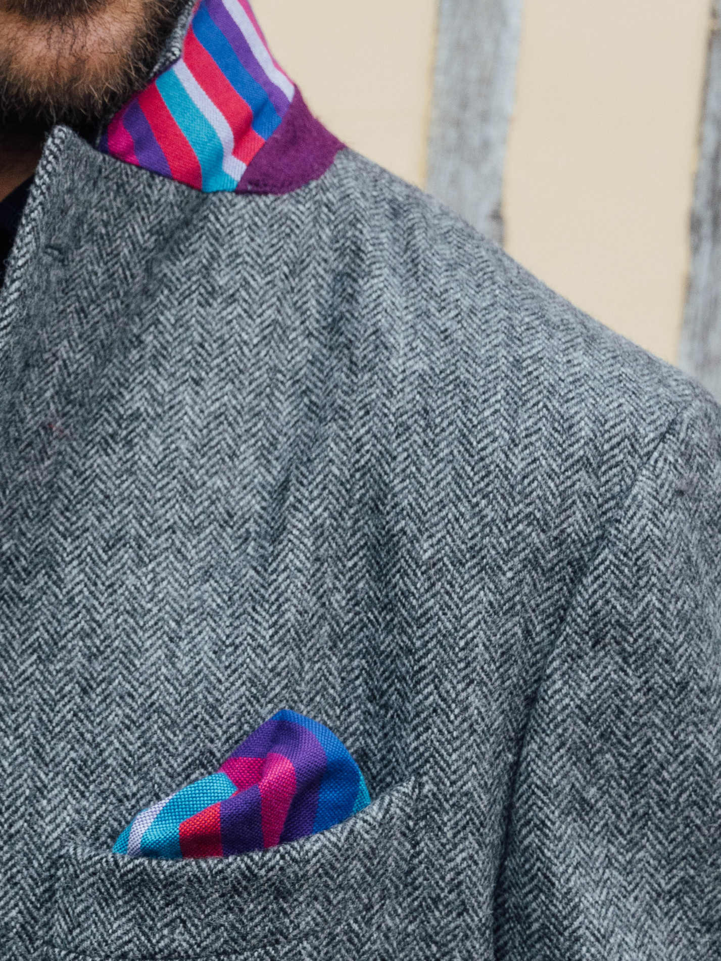 Charcoal British Wool Overcoat