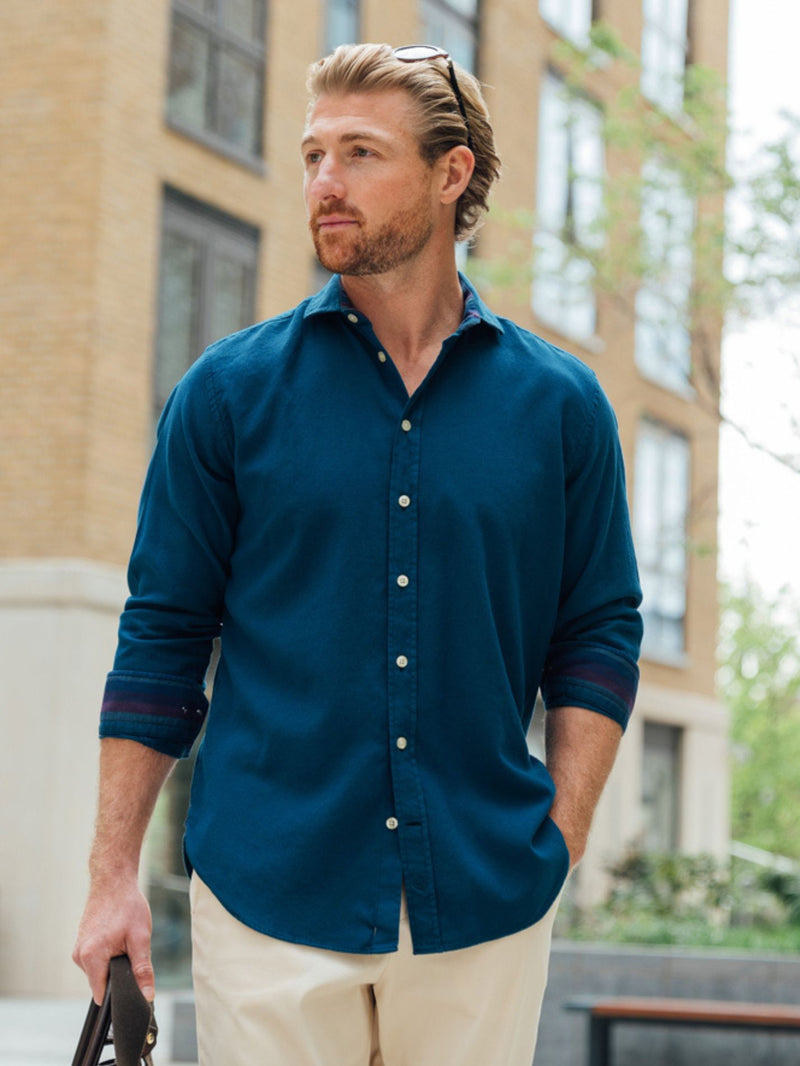 The Teal-Blue Kabisa Shirt