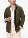 Olive Cotton Shirt-Jacket by Koy Clothing