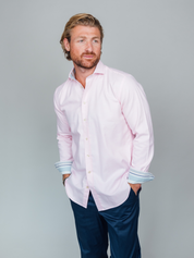 Pink Cotton-Cashmere Shirt