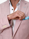 Pink Linen Blend Blazer