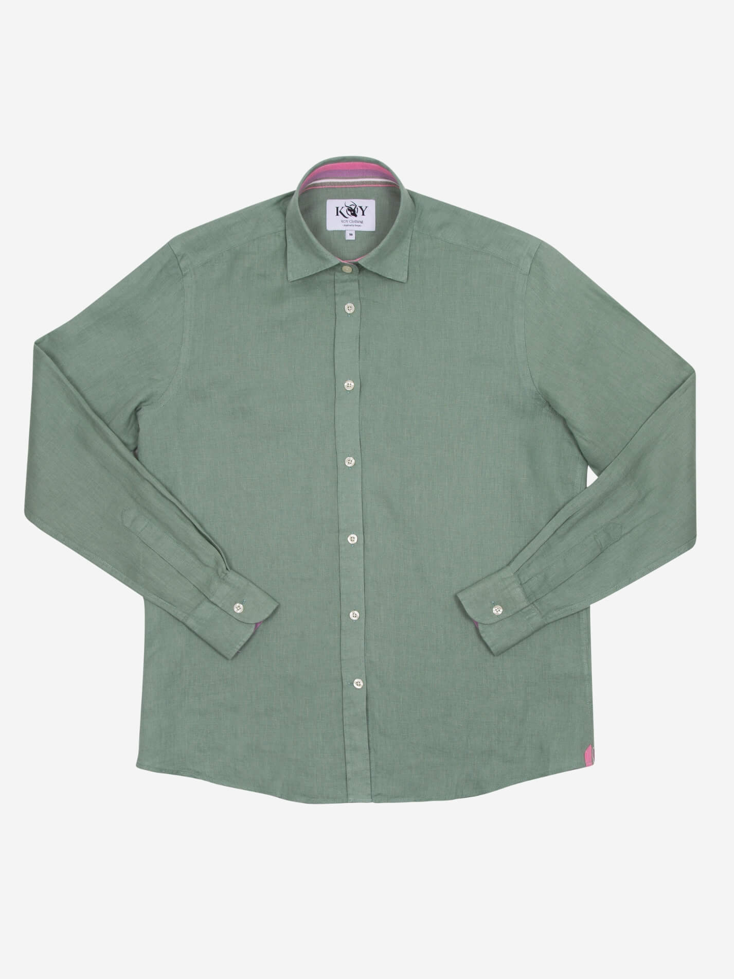 Women's Sage Linen Shirt