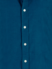 Teal-Blue Cord Shirt