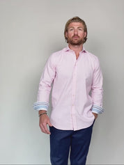 Pink Cotton-Cashmere Shirt