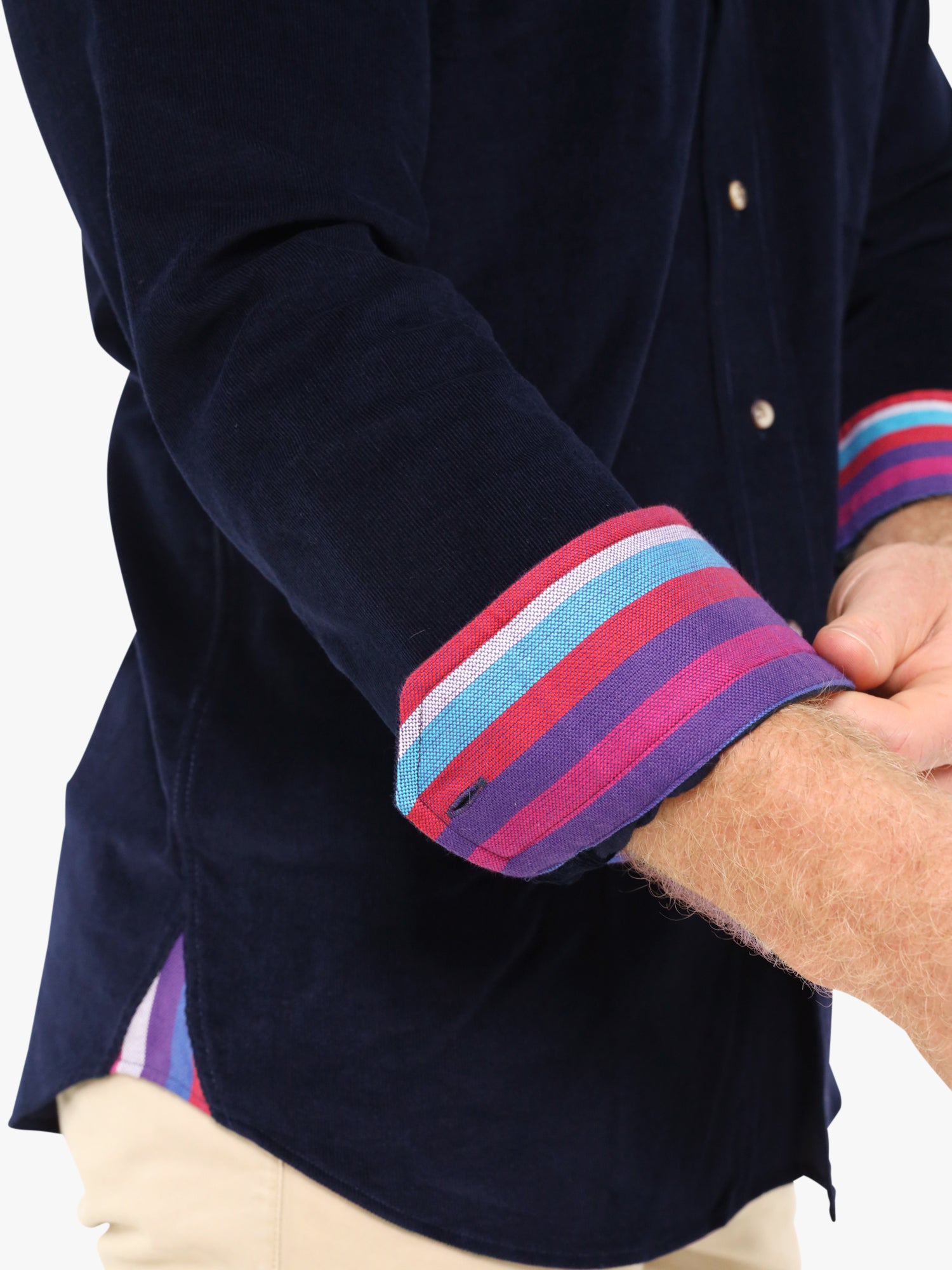 Dark Navy Cord Shirt