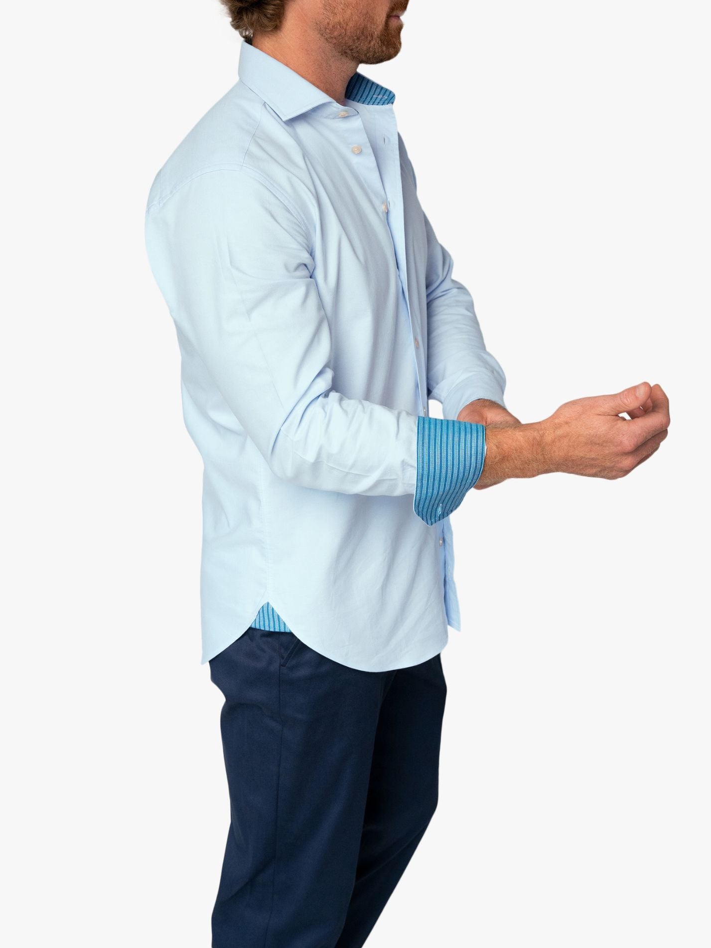 Mtoto Blue Organic Oxford Shirt