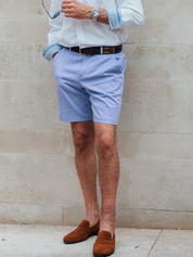 Light Blue Chino Shorts
