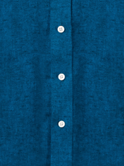 Cheza Navy Cotton/Linen Shirt