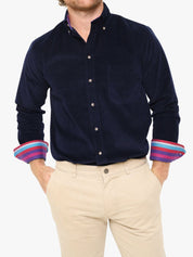 Dark Navy Cord Shirt