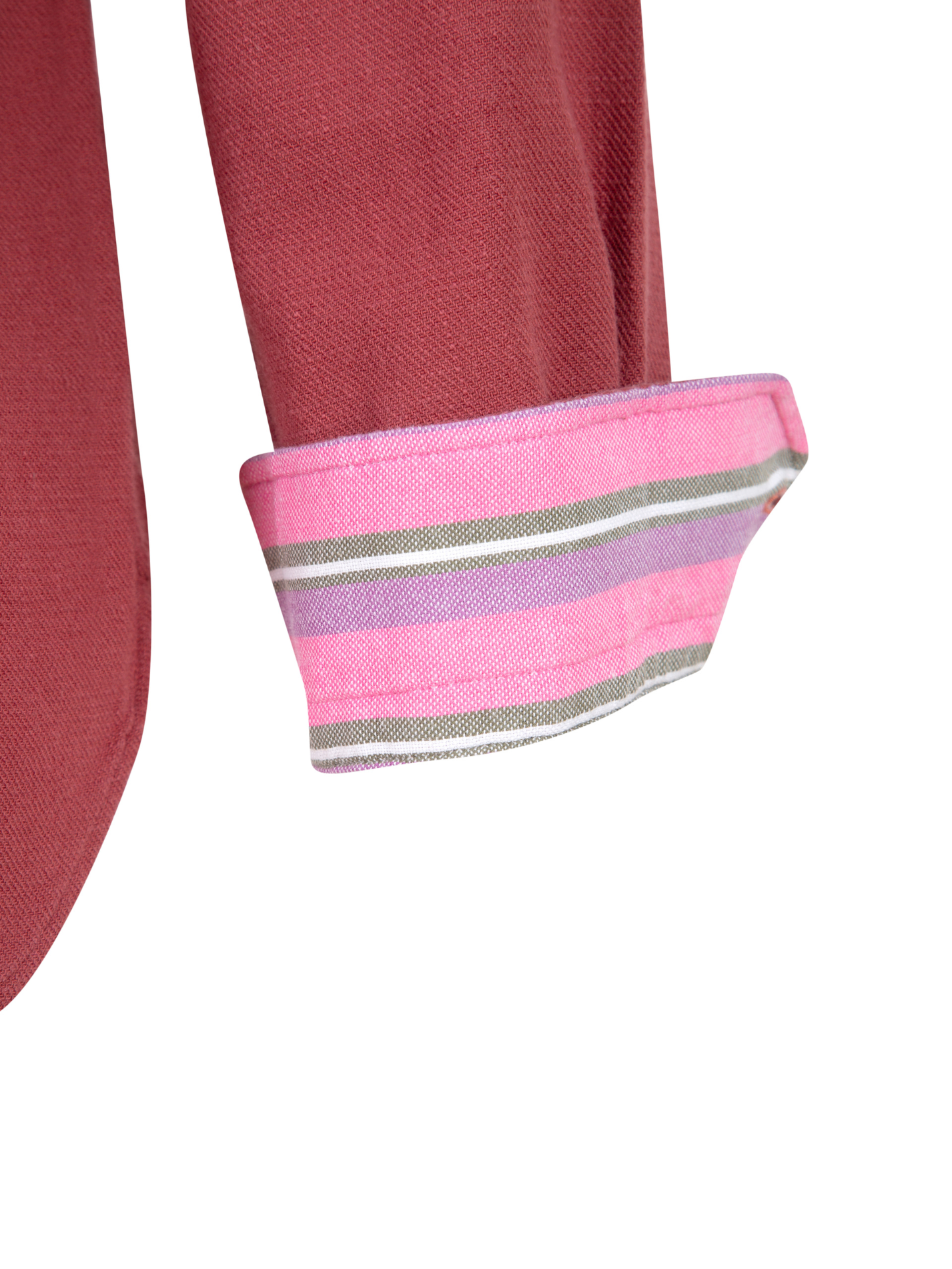 Coral Brushed Cotton Shirt