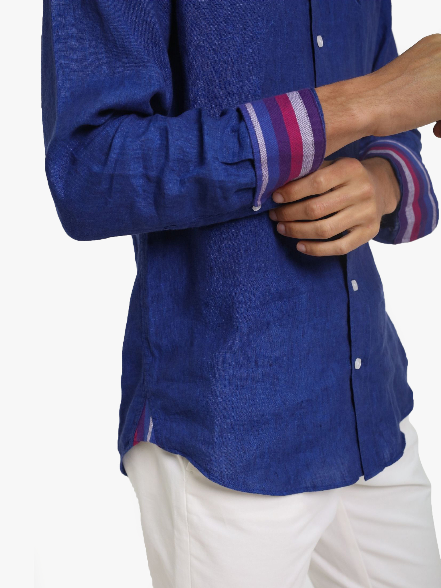 Kamba Navy Linen Shirt