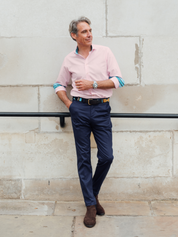 Cheza Navy Chino Trousers