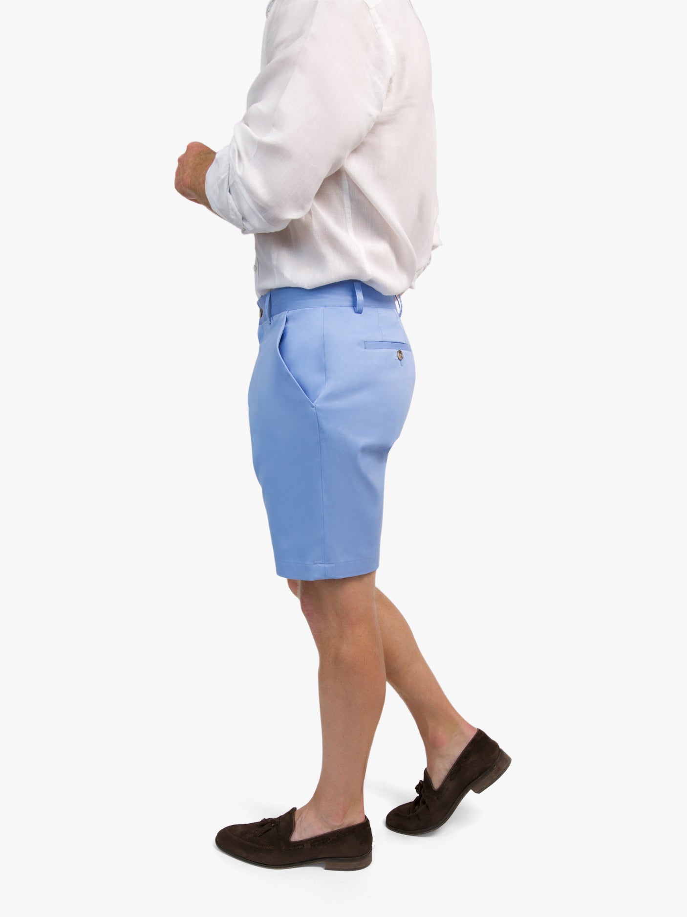 Light Blue Chino Shorts