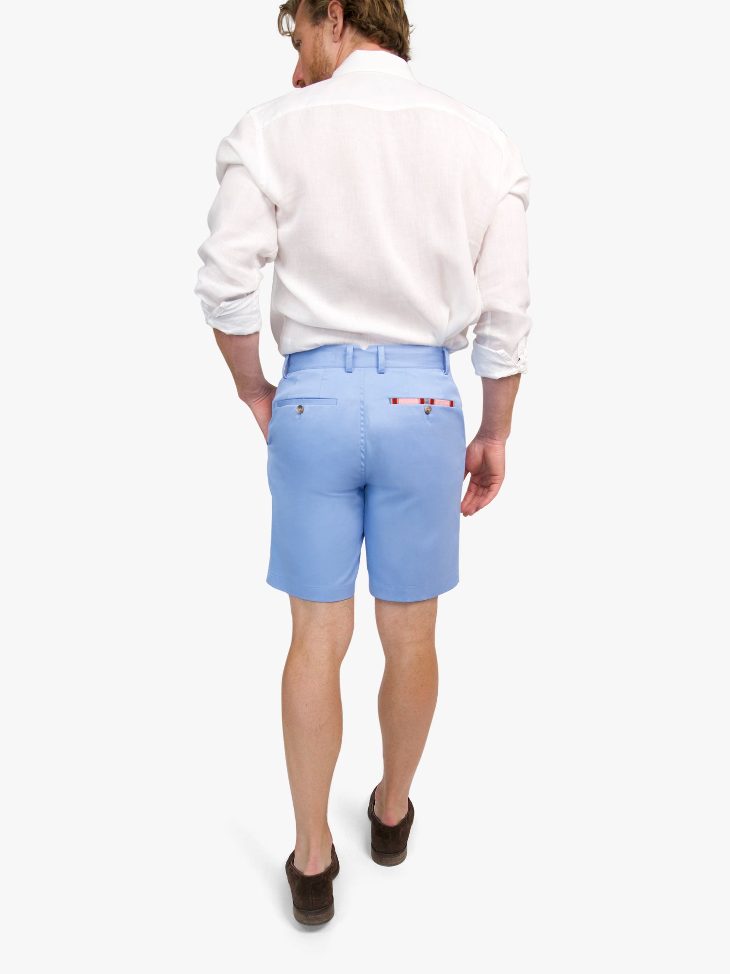 Light Blue Chino Shorts