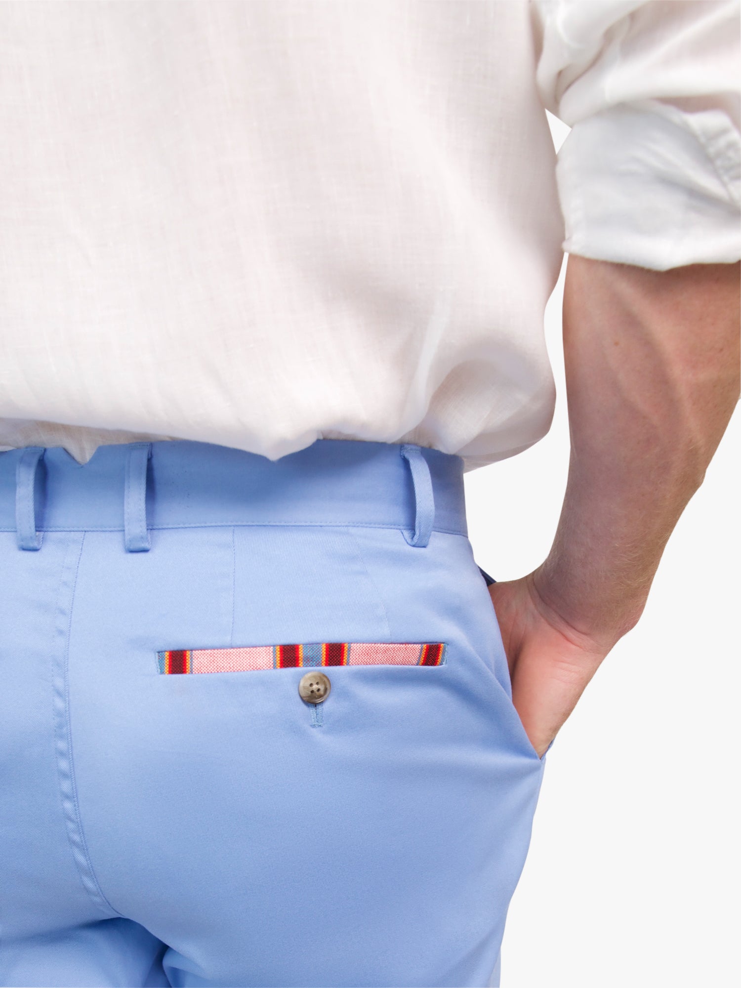 Light Blue Chino Shorts