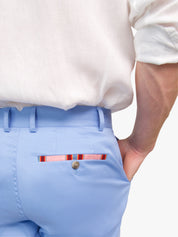 Light Blue Chino Shorts