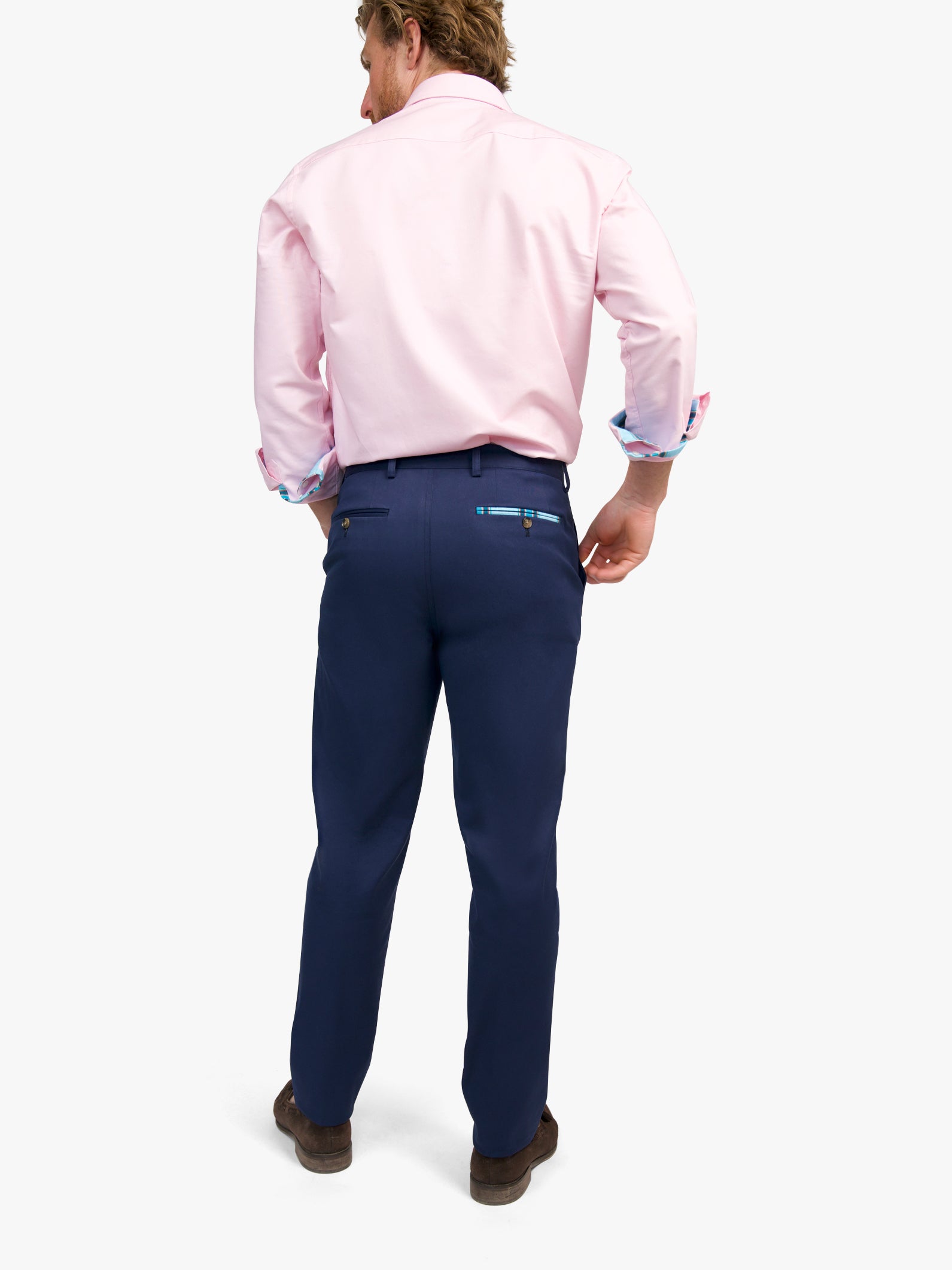Cheza Navy Chino Trousers