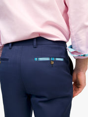 Cheza Navy Chino Trousers