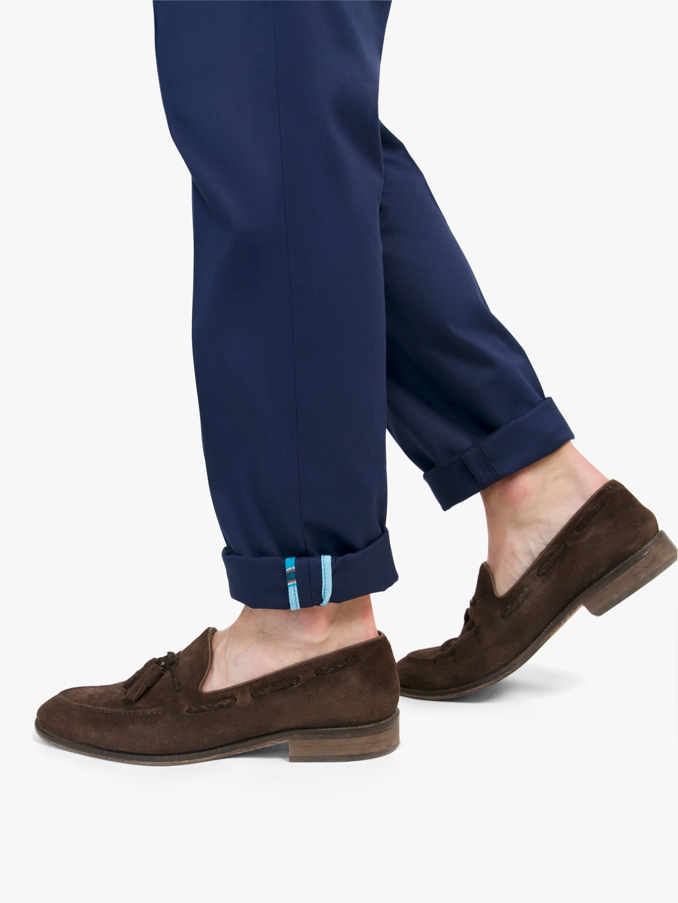 Cheza Navy Chino Trousers