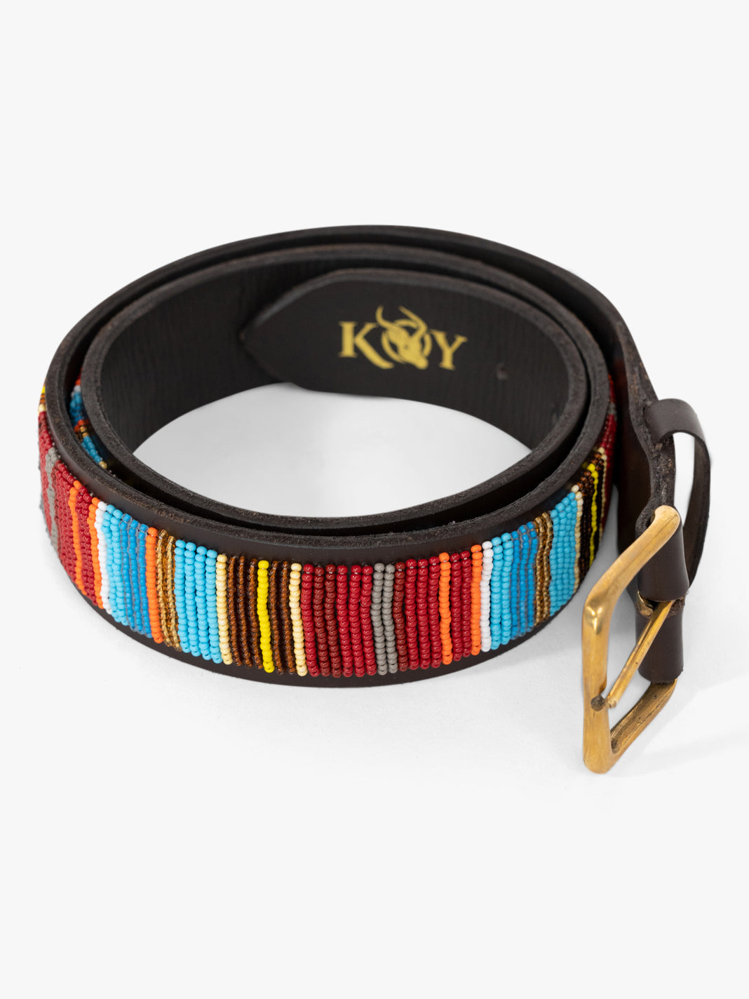 2024 Beaded maasai men leather belt