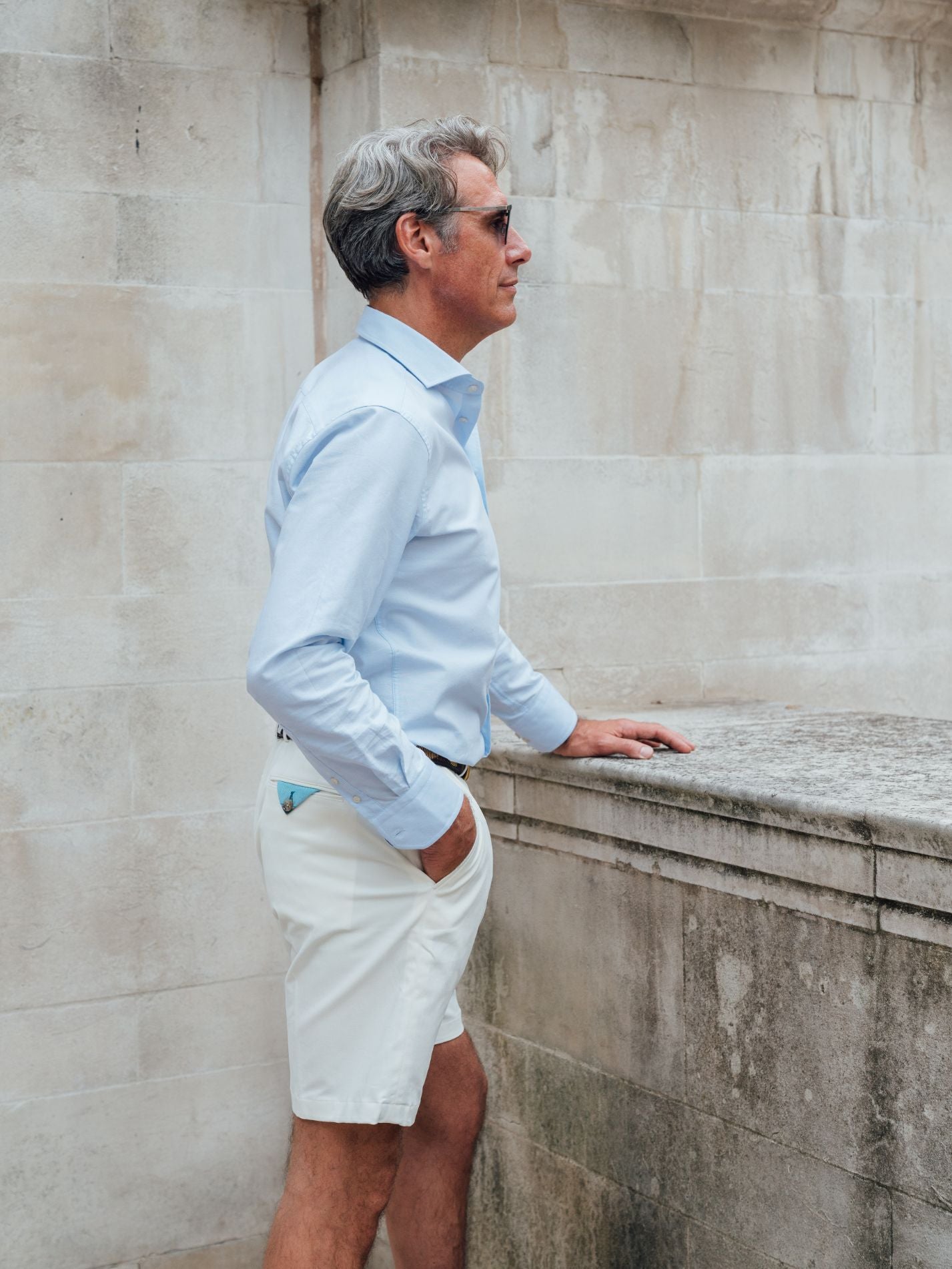 Cheza Ivory Chino Shorts