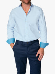 Mtoto Blue Organic Oxford Shirt