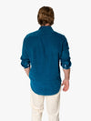 Dark Teal Blue Cord Shirt