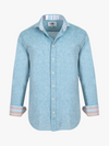 Lamu Mint-Blue Linen Shirt